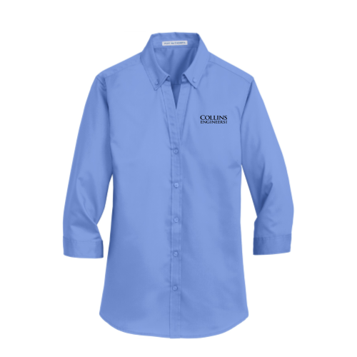 CollinsEngineersInc - Port Authority - Ladies Three-Quarter Sleeve Shirt - v2