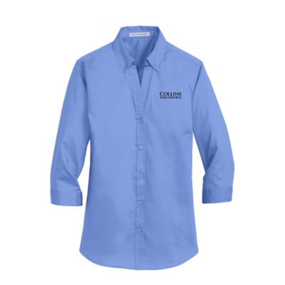CollinsEngineersInc - Port Authority - Ladies Three-Quarter Sleeve Shirt - v2