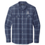 St. Anthony of Padua - Port Authority Men's Long Sleeve Ombre Plaid Shirt Embroidery