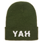 Dark Black - YAH Cuffed Beanie