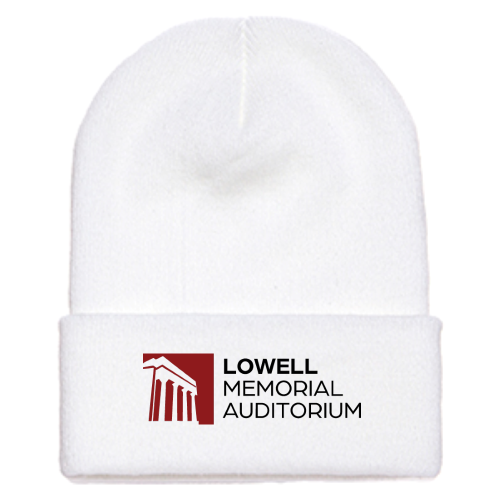 LMATeamStore - Adult Cuffed Knit Beanie White