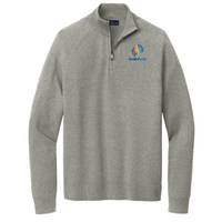 Brainfuse - Brooks Brothers Cotton Stretch 1/4 Zip Sweater