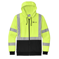 UnitedGrainCorporation - CornerStone A107 Class 3 Heavy-Duty Fleece Full-Zip Hoodie