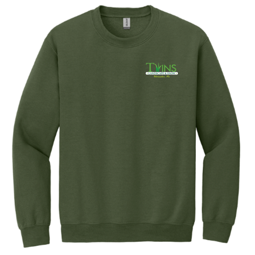 Twins Lawn Service - Gildan Heavy Blend Crewneck Sweatshirt