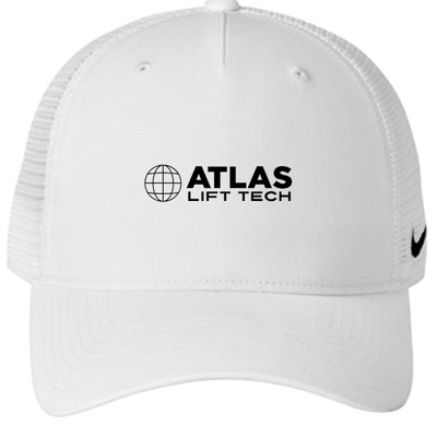 AtlasLiftTech - Nike Snapback Mesh Trucker Cap White