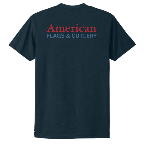 American Flags and Cutlery - Unisex Next Level  CVC T-Shirt