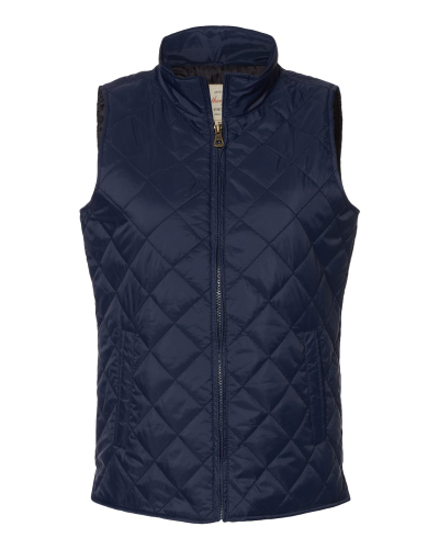 Women's Vintage Diamond Quilted Vest