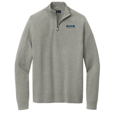MH2 - Brooks Brothers Cotton Stretch 1/4-Zip Sweater - v2
