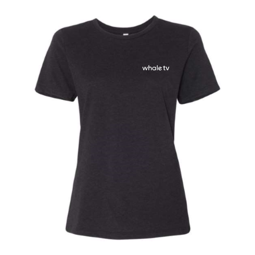 WhaleTV - Women’s Relaxed Fit Heather CVC Tee