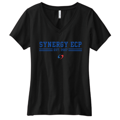 SynergyECP - Volunteer Knitwear Women's Daily V-Neck Tee USA-Made - v4