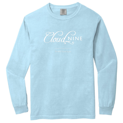 Cloud Nine Peoria - Comfort Colors Heavyweight Ring Spun Long Sleeve Tee