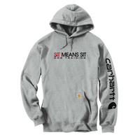 Sit Means Sit - Carhartt Midweight Hooded Logo Sweatshirt