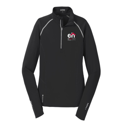 EdHuckTeam - Black OGIO ENDURANCE - Ladies Nexus Quarter-Zip Pullover