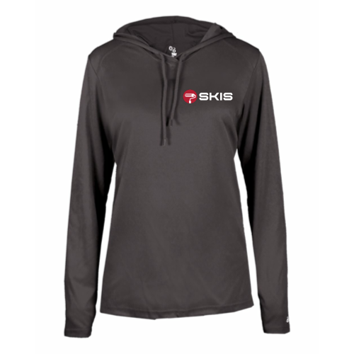SkisPainting - B-Core L/S Women's Hood Tee
