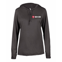 SkisPainting - B-Core L/S Women's Hood Tee