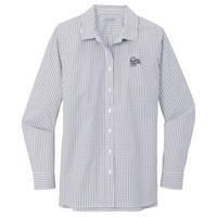 Nebraska State Fair - Port Authority Ladies Broadcloth Gingham Easy Care Shirt
