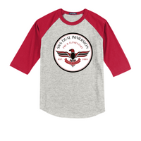 Heather Grey/ Red