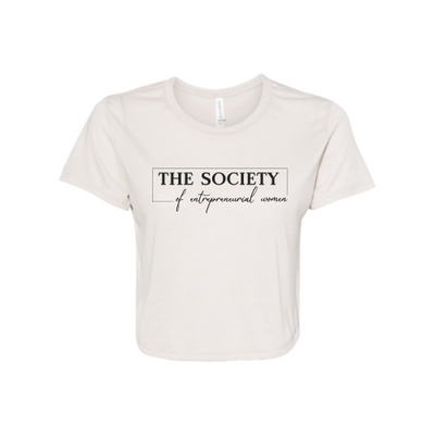 SocietyOfEntrepreneurialWomen(SOEW) - Ladies' Flowy Cropped T-Shirt