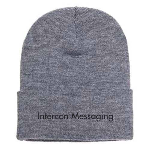 InterconMessaging - Adult Cuffed Knit Beanie v1