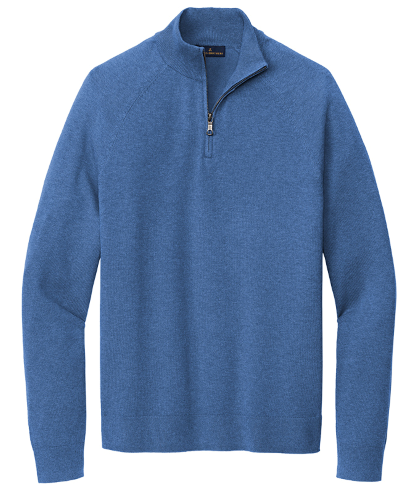 Brooks Brothers Cotton Stretch 1/4-Zip Sweater BB18402