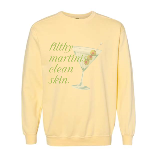 JamesStreetMedSpaTeam - Pigment-Dyed Crewneck Sweatshirt v1