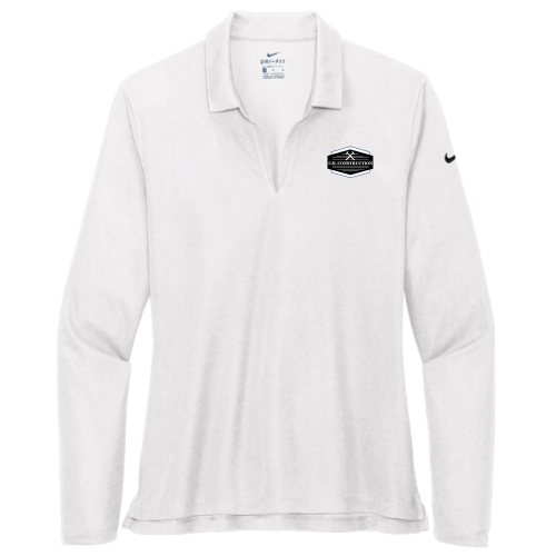 CJL Construction - Nike Ladies Dri-FIT Long Sleeve Polo