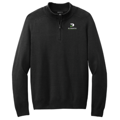 Plymouth Pickleball Club - Mercer+Mettle Men's Quarter-Zip Sweater