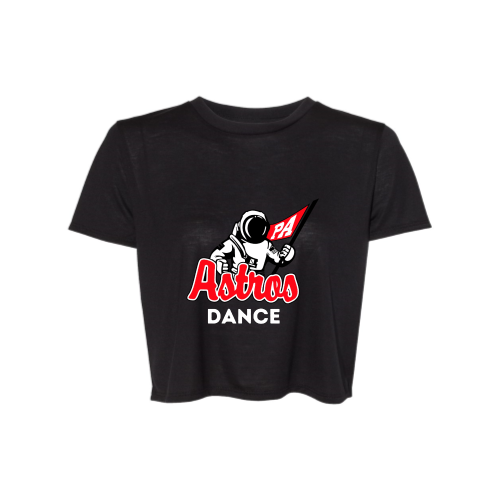 PinkertonDance - Ladies' Flowy Cropped T-Shirt