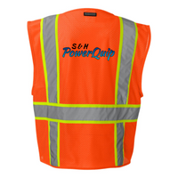 SH PowerQuip Safety Vest With Mesh Back
