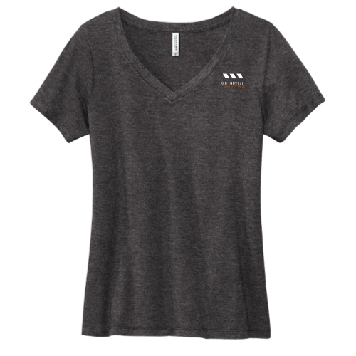 Reel Medical Consulting - Volunteer Knitwear Women's Daily V-Neck Tee USA-Made