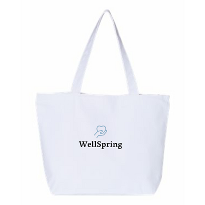 OasisSeniorAdvisors - 24.5L Canvas Zippered Tote v1