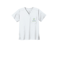 OakOrchard2 - WonderWink - Unisex WorkFlex Chest Pocket V-Neck Top v1