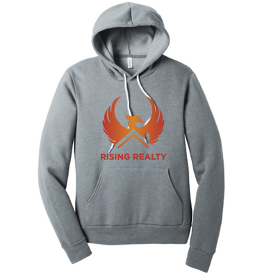 RisingRealty -  Unisex Poly/Cotton Hooded Pullover Sweatshirt
