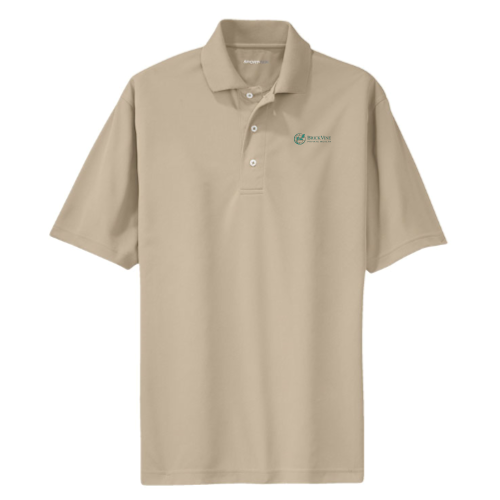 Brickvine - Sport-Tek Dri-Mesh Polo - Sandstone / Navy / Steel