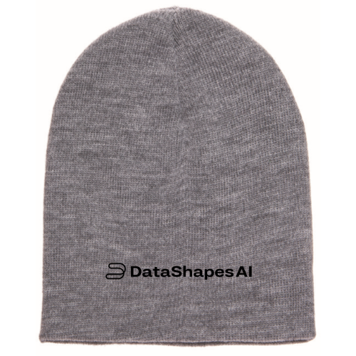 DataShapes2 - Classic Short Beanie - Grey