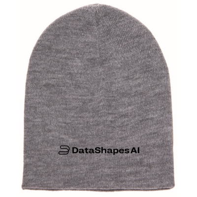 DataShapes2 - Classic Short Beanie - Grey