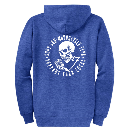 ShotGunLawEnforcementMC - Port & Company Classic Full-Zip Hooded Sweatshirt V3 "Support Your Local"