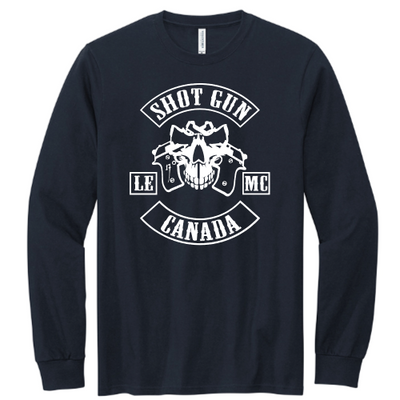 ShotGunLawEnforcementMC - Volunteer Knitwear Chore Long Sleeve Tee USA-Made V6 "Canada"