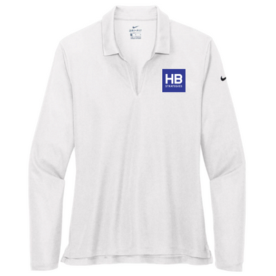HBStrategies - Nike - Ladies Dri-FIT Long Sleeve Polo - v3
