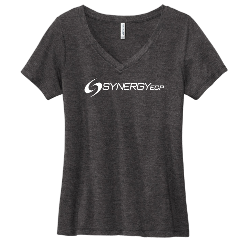 SynergyECP - Volunteer Knitwear Women's Daily V-Neck Tee USA-Made - v1