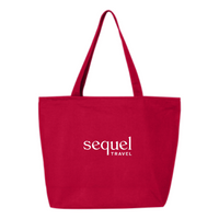 SequelTravel - 24.5L Canvas Zippered Tote v1