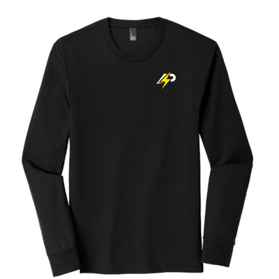 Powersolsolar - District Made Mens Perfect Tri Long Sleeve Crew Tee