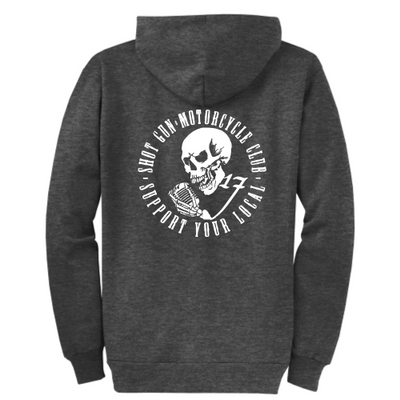 ShotGunLawEnforcementMC - Port & Company Classic Full-Zip Hooded Sweatshirt V3 "Support Your Local"