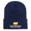 LinnBentonCCM - Cuffed Knit Beanie - Black / Navy