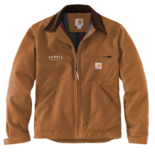 FerrisCoffee - Carhartt Duck - Workwear Jacket Main Logo