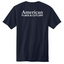 American Flags and Cutlery -  Volunteer Knitwear All-American Tee USA-Made