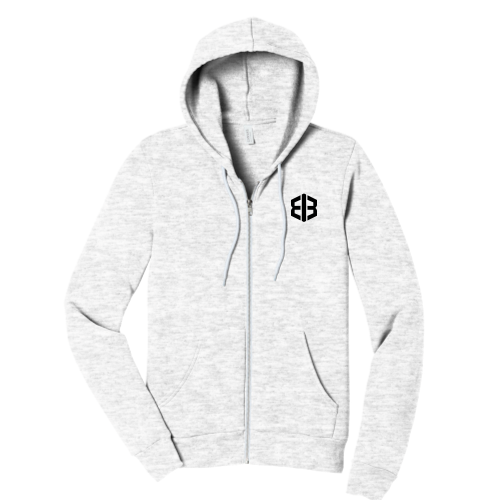 EntreBrand - Unisex Sponge Fleece Full-Zip Hooded Sweatshirt