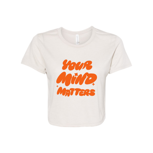 Headspace - Ladies' Flowy Cropped T-Shirt