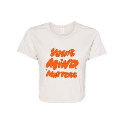 Headspace - Ladies' Flowy Cropped T-Shirt