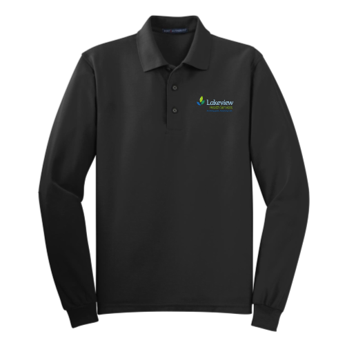 LakeviewHealthServicesInc - Port Authority Long Sleeve Silk Touch Polo